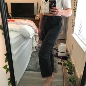 NWT Black Cargo Pants Streetwear